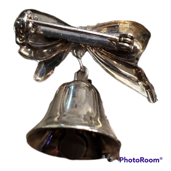 Vintage Jingle Bell Pin - Picture 2 of 2